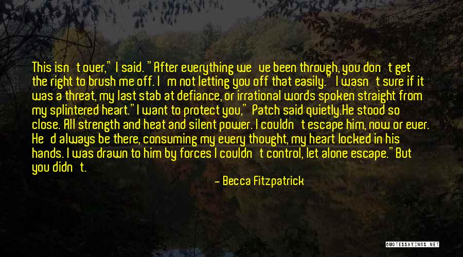 We've Been Through It All Quotes By Becca Fitzpatrick We've Been Through It All Quotes By Becca Fitzpatrick