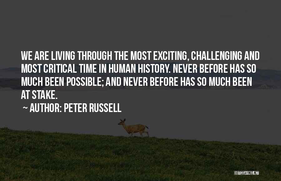 We've Been Through So Much Quotes By Peter Russell