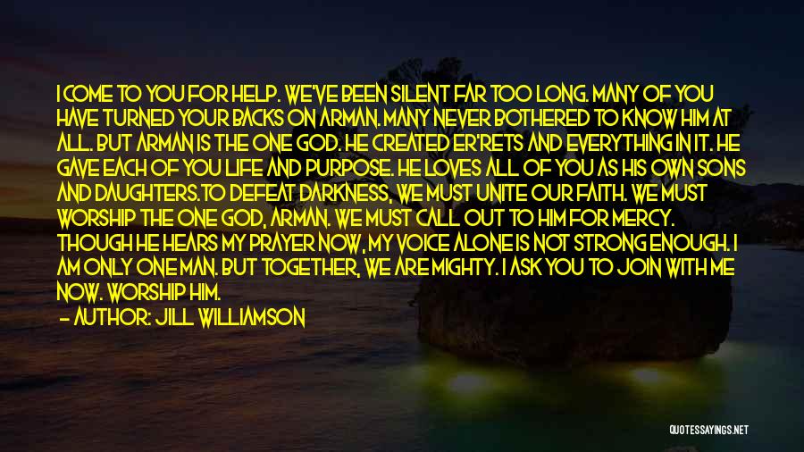 We've Been Together For So Very Long Quotes By Jill Williamson
