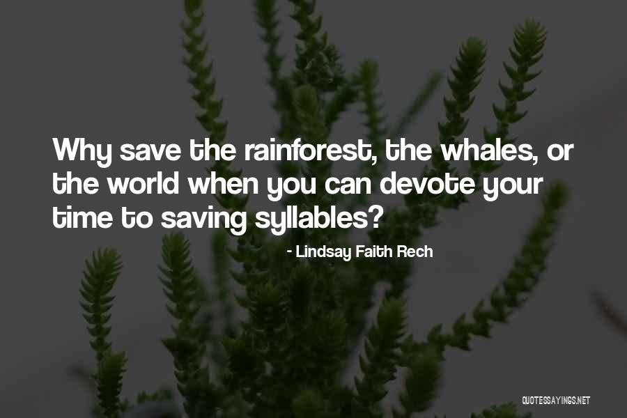 Whales Quotes By Lindsay Faith Rech