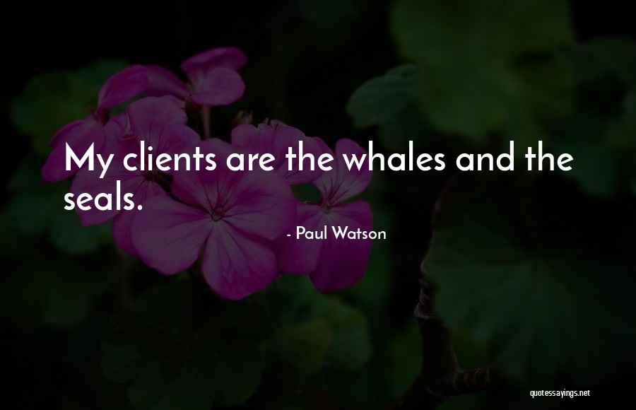 Whales Quotes By Paul Watson