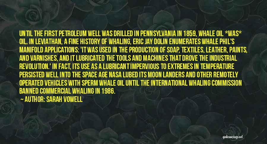 Whaling Quotes By Sarah Vowell