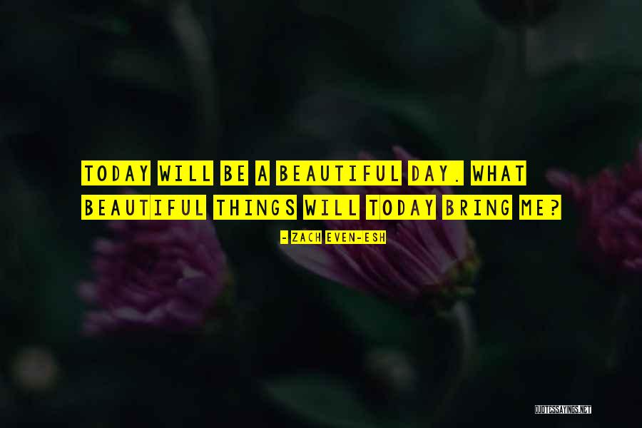 What A Beautiful Day Quotes By Zach Even-Esh What A Beautiful Day Quotes By Zach Even-Esh