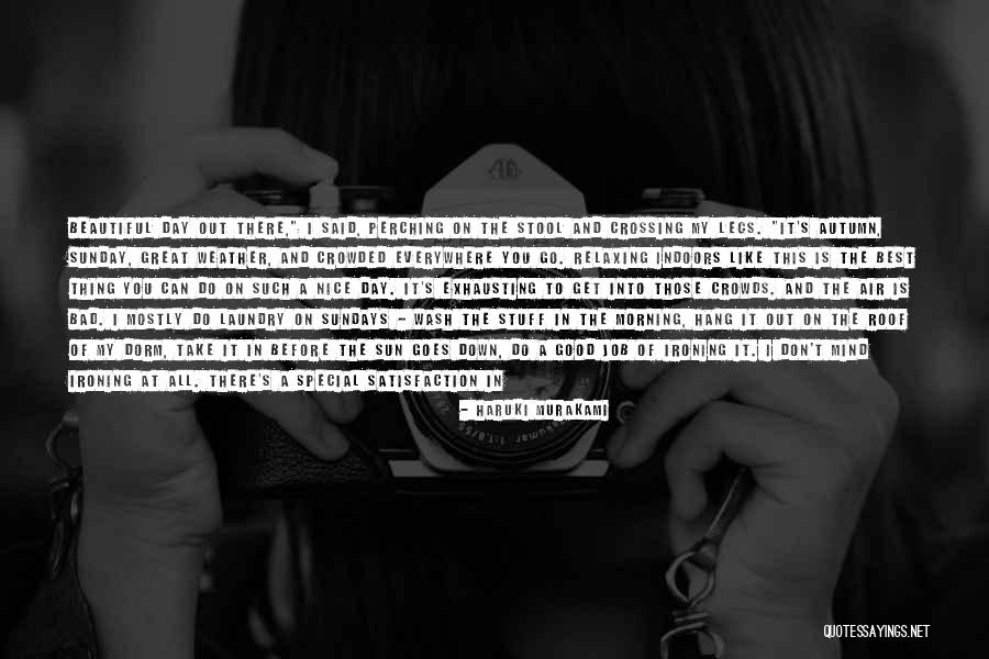 What A Beautiful Sunday Quotes By Haruki Murakami