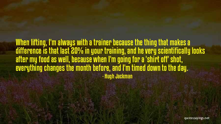 What A Difference A Day Makes Quotes By Hugh Jackman