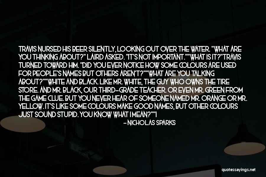 What A Good Guy Is Quotes By Nicholas Sparks What A Good Guy Is Quotes By Nicholas Sparks