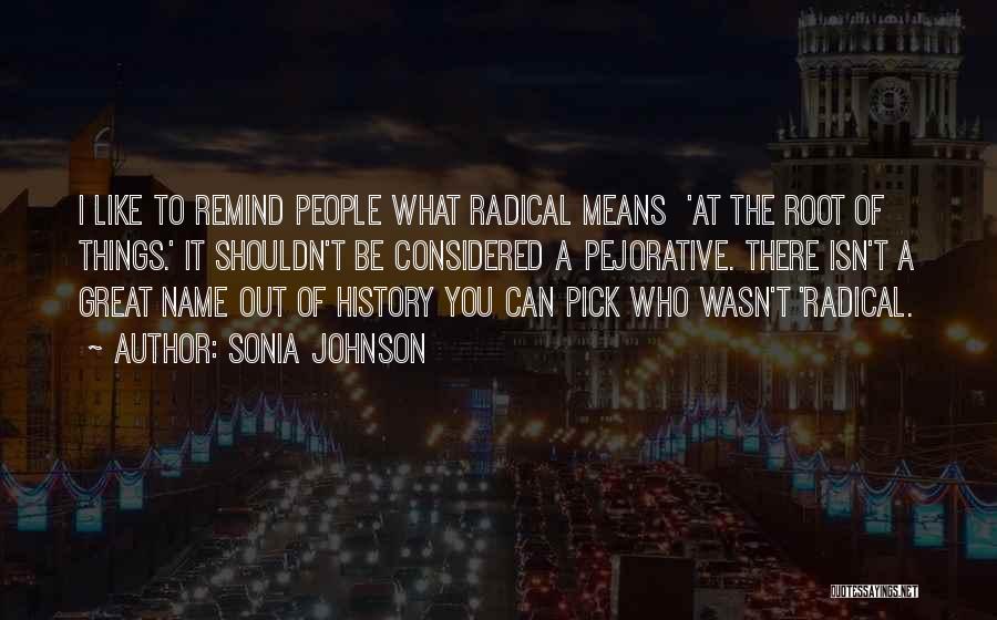 What A Name Means Quotes By Sonia Johnson