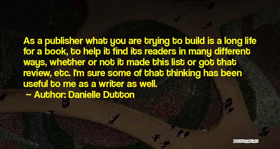 What Are Book Review Quotes By Danielle Dutton