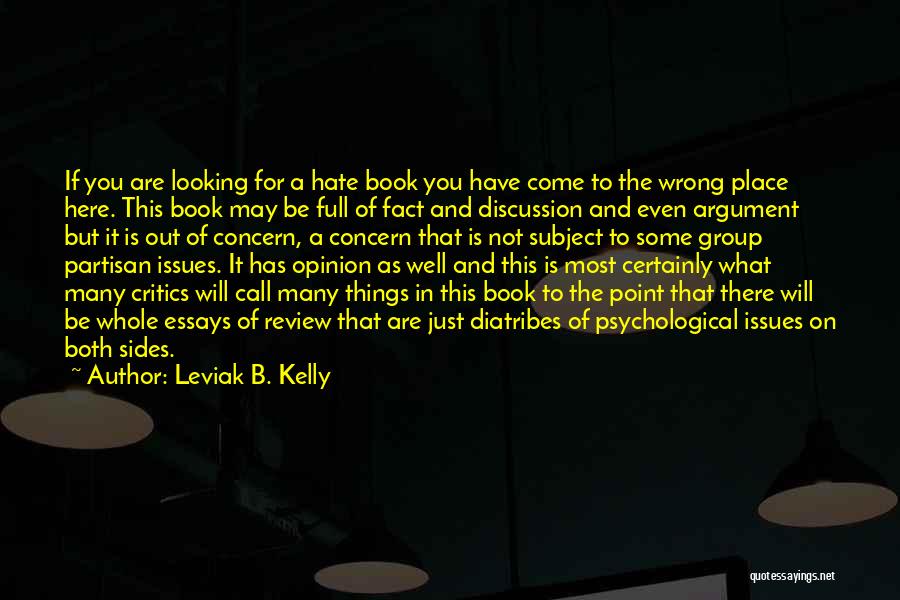 What Are Book Review Quotes By Leviak B. Kelly