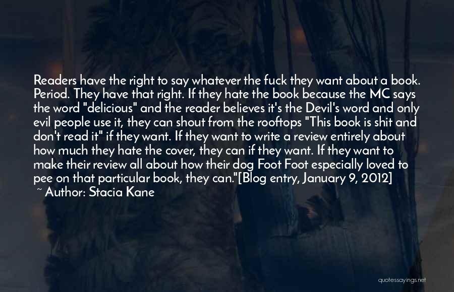 What Are Book Review Quotes By Stacia Kane