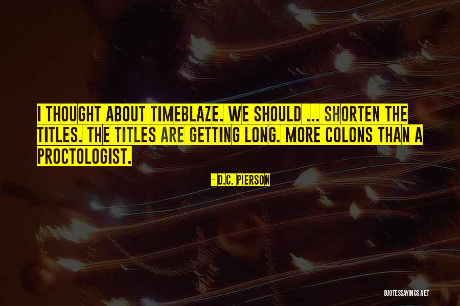 What Are Colon Quotes By D.C. Pierson What Are Colon Quotes By D.C. Pierson