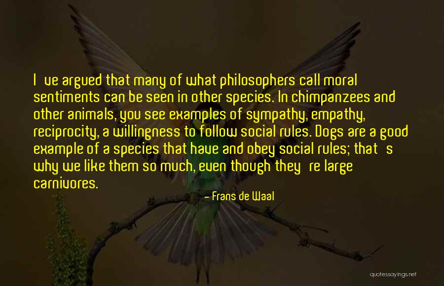 What Are Examples Of Quotes By Frans De Waal What Are Examples Of Quotes By Frans De Waal