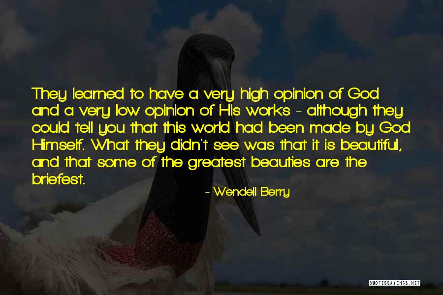 What Are Some Beautiful Quotes By Wendell Berry