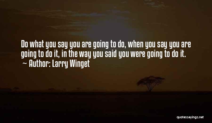 What Are The Inspirational Quotes By Larry Winget