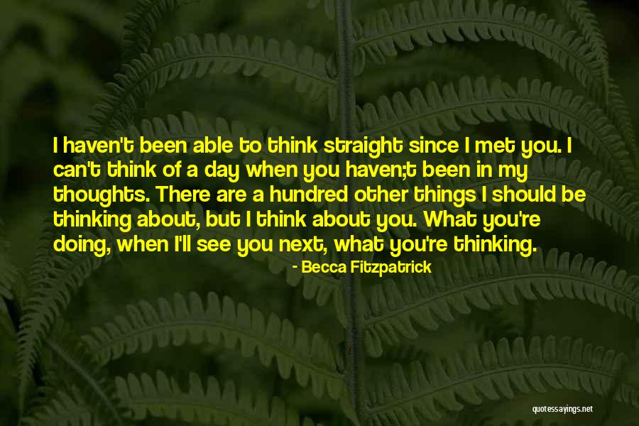 What Are Thoughts Quotes By Becca Fitzpatrick What Are Thoughts Quotes By Becca Fitzpatrick
