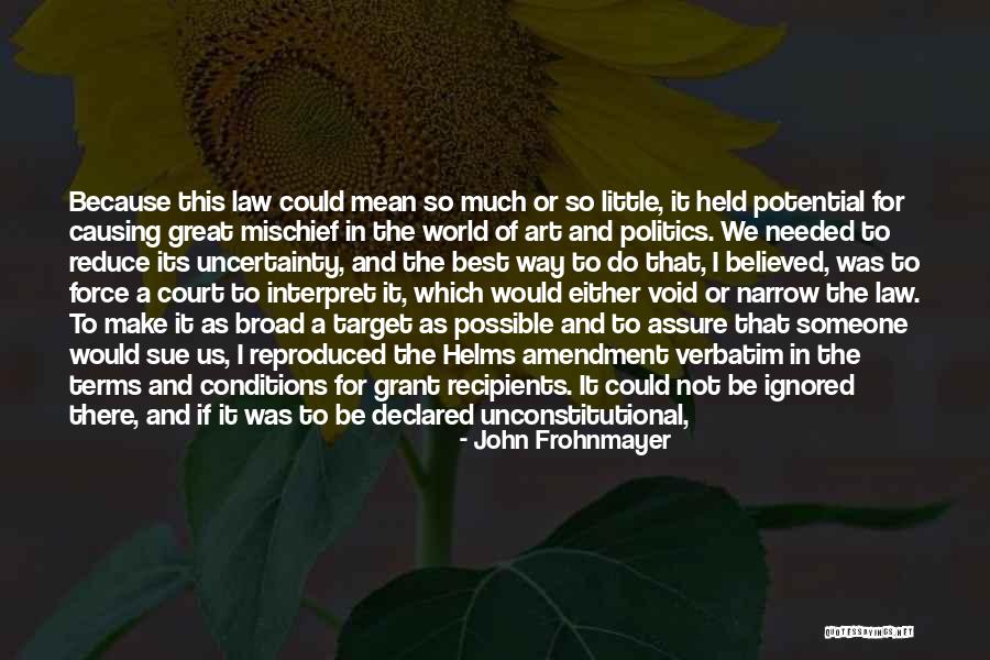 What Are Verbatim Quotes By John Frohnmayer What Are Verbatim Quotes By John Frohnmayer