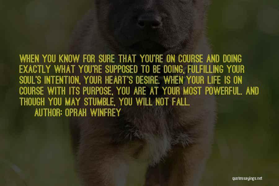 What Are You Doing With Your Life Quotes By Oprah Winfrey