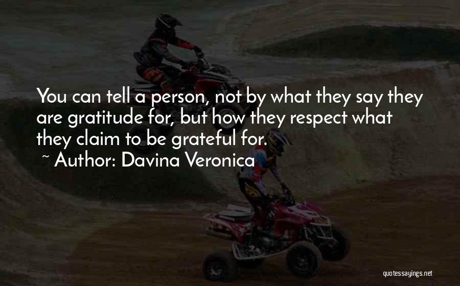 What Are You Grateful For Quotes By Davina Veronica