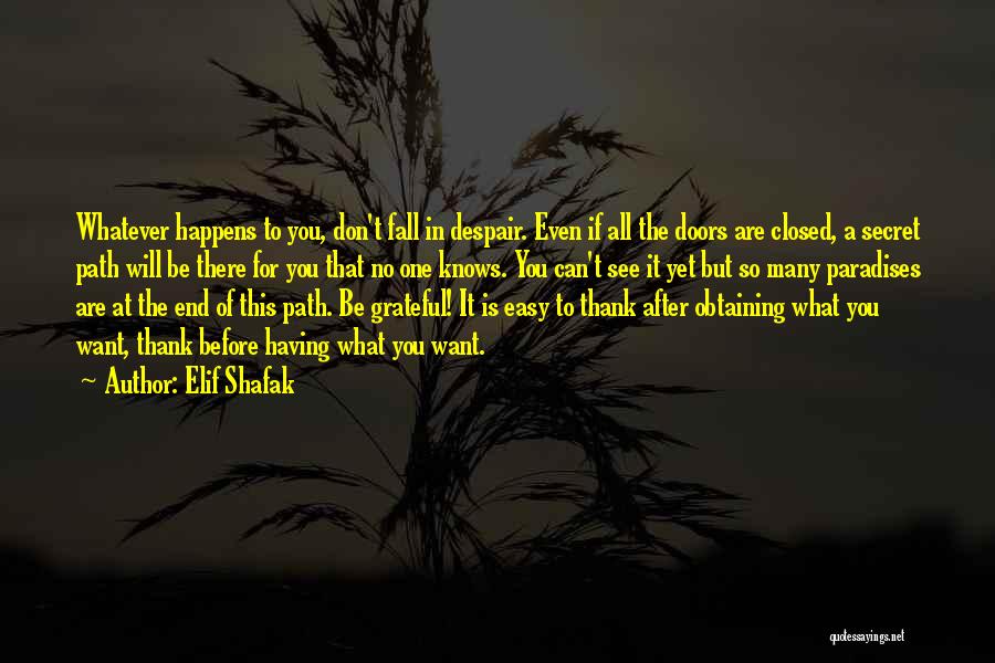 What Are You Grateful For Quotes By Elif Shafak