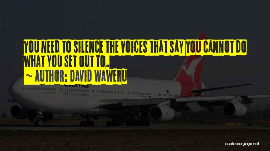 What Attitude Quotes By David Waweru