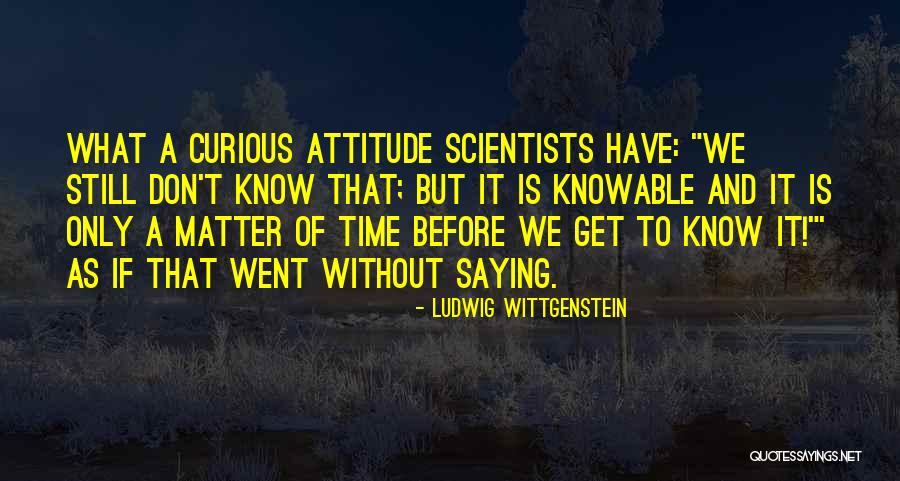 What Attitude Quotes By Ludwig Wittgenstein