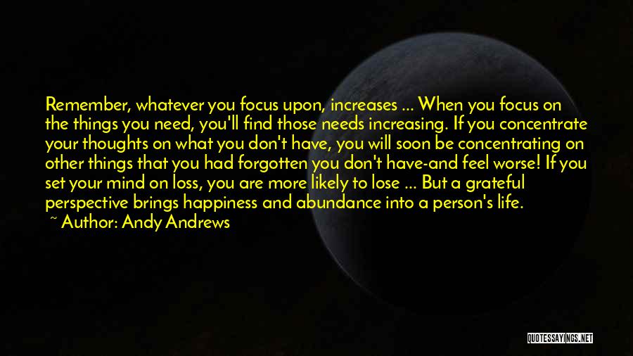 What Brings You Happiness Quotes By Andy Andrews