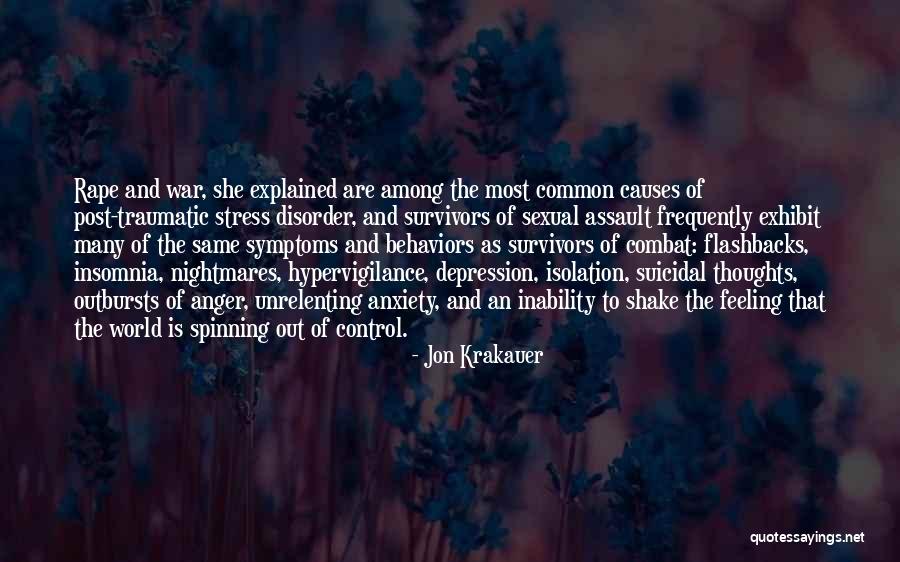 What Causes Stress Quotes By Jon Krakauer