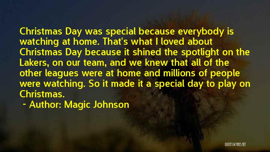 What Christmas Is All About Quotes By Magic Johnson