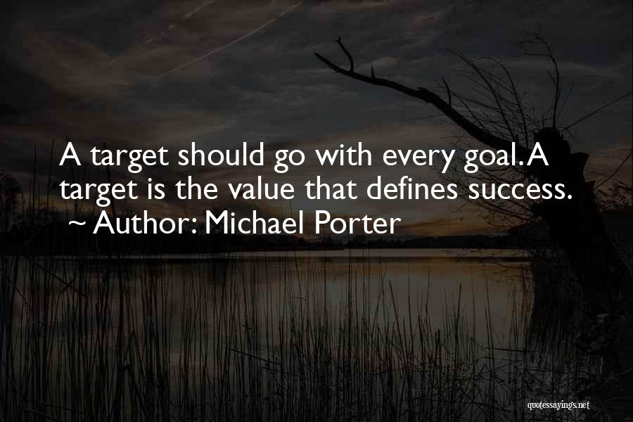 What Defines Success Quotes By Michael Porter