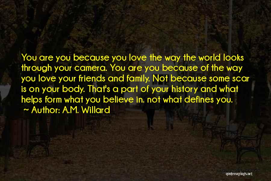 What Defines You Quotes By A.M. Willard