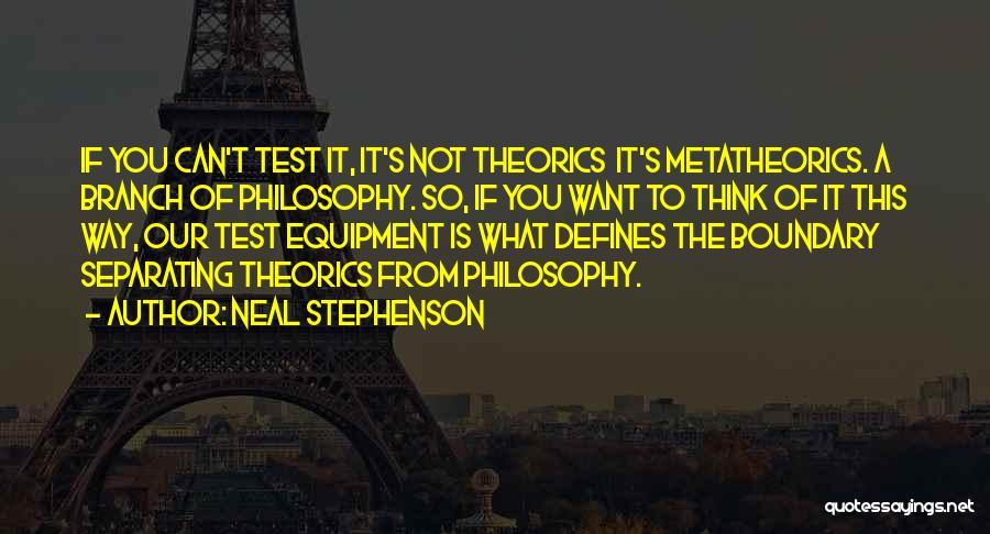 What Defines You Quotes By Neal Stephenson