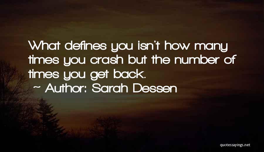 What Defines You Quotes By Sarah Dessen