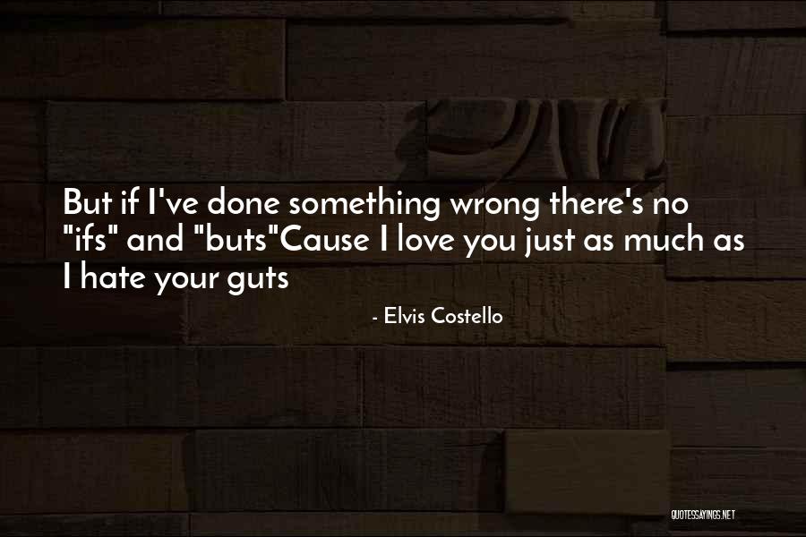 What Did I Do Wrong Love Quotes By Elvis Costello