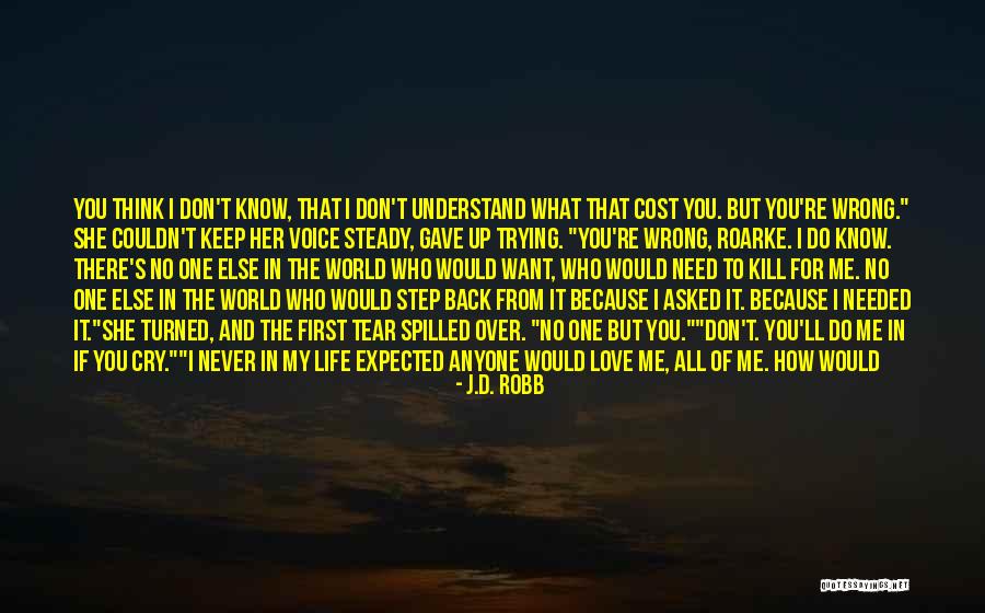 What Did I Do Wrong Love Quotes By J.D. Robb