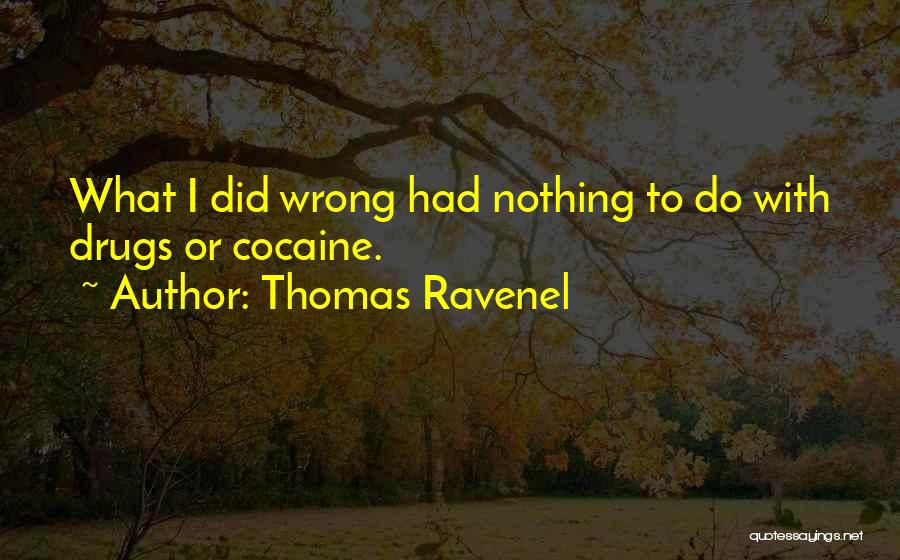 What Did I Do Wrong Quotes By Thomas Ravenel