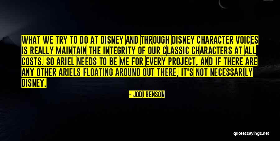 What Disney Quotes By Jodi Benson