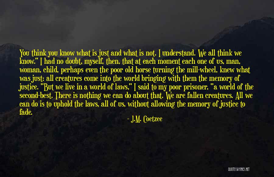 What Do You Think About Quotes By J.M. Coetzee