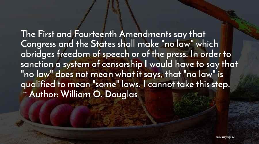 What Does Freedom Mean Quotes By William O. Douglas