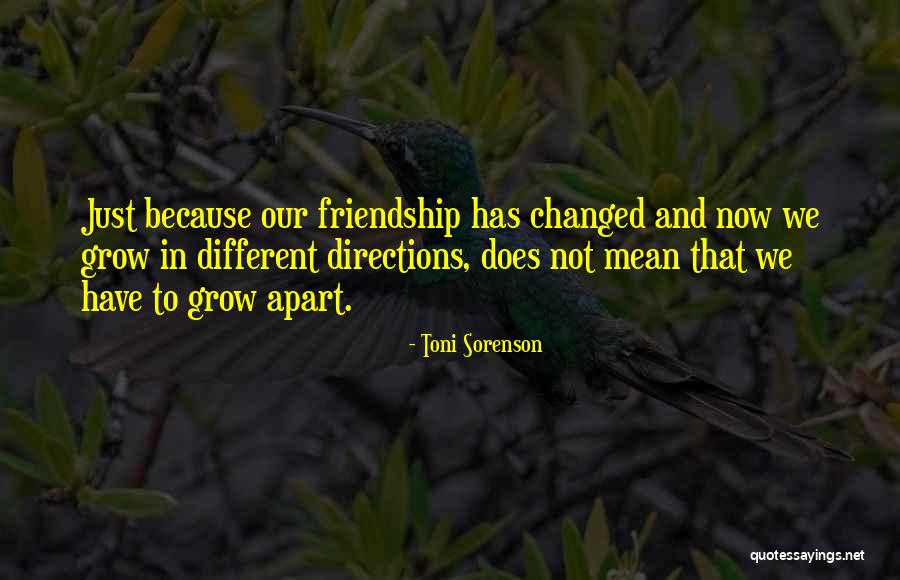 What Does Friendship Mean Quotes By Toni Sorenson