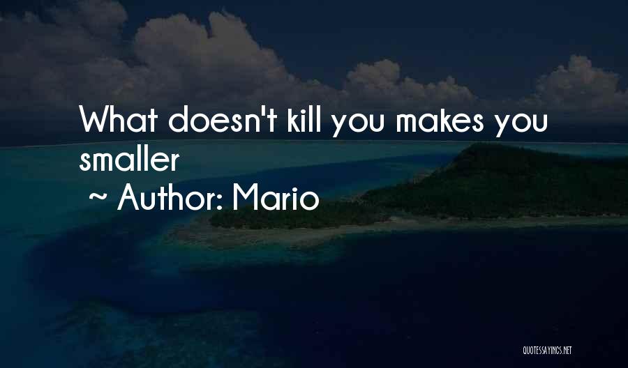 What Doesn Kill You Quotes By Mario
