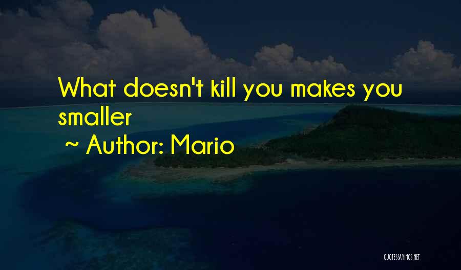 What Doesn't Kill You Quotes By Mario