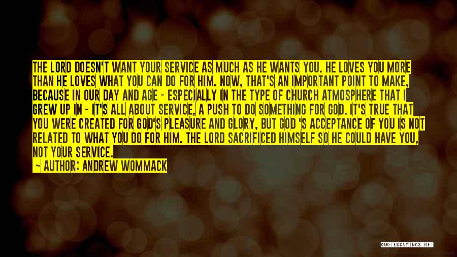 What God Wants For You Quotes By Andrew Wommack