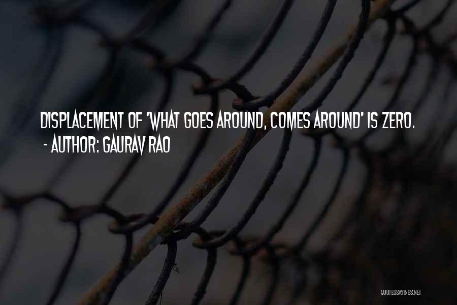 What Goes Around Comes Around Quotes By Gaurav Rao