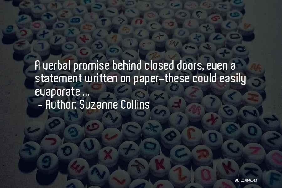 What Goes On Behind Closed Doors Quotes By Suzanne Collins