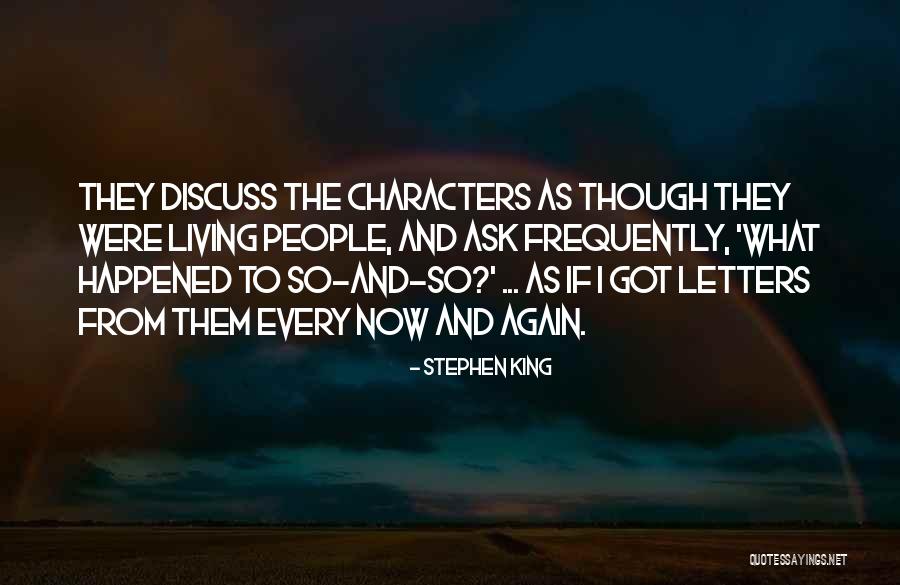 What Happened Quotes By Stephen King