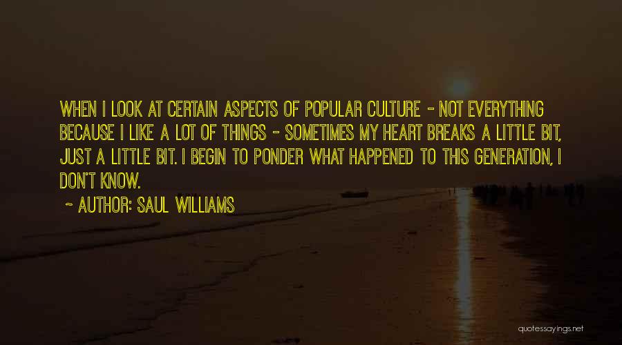 What Happened To Our Generation Quotes By Saul Williams