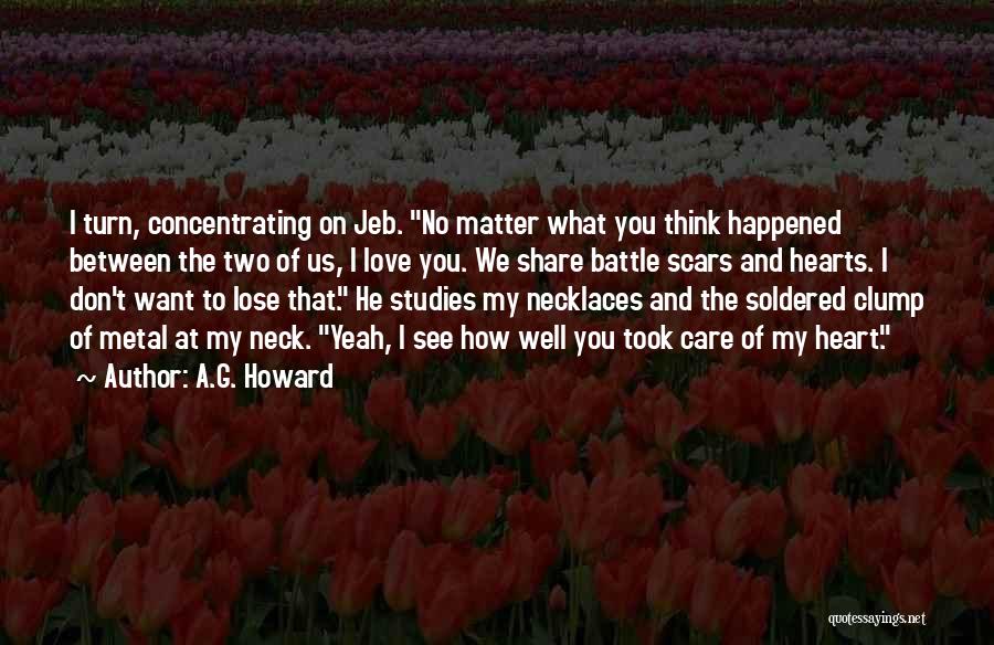 What Happened To Us Love Quotes By A.G. Howard