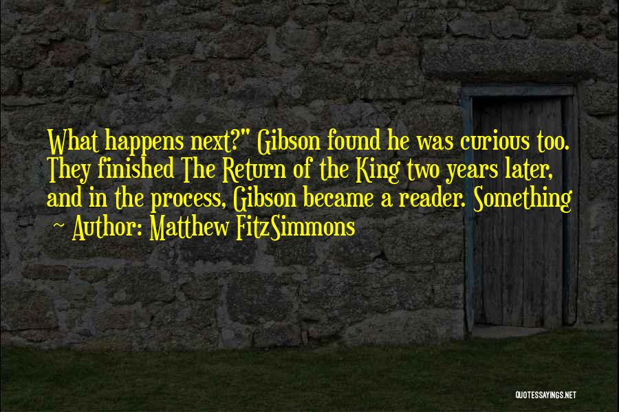 What Happens Next Quotes By Matthew FitzSimmons