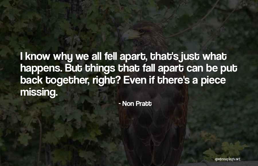 What Happens When You Fall Quotes By Non Pratt What Happens When You Fall Quotes By Non Pratt