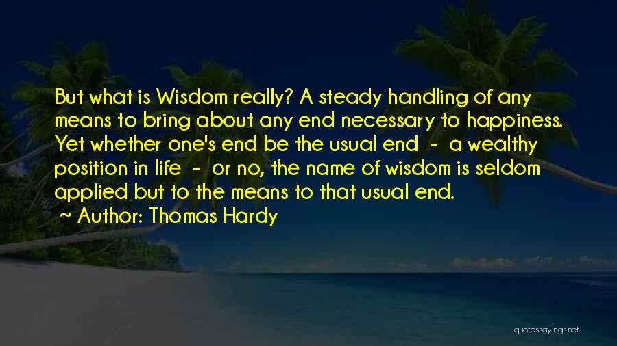 What Happiness Means Quotes By Thomas Hardy